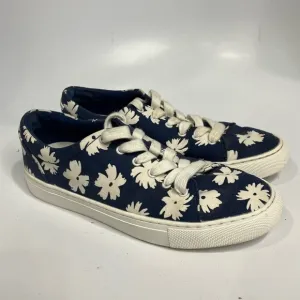J. Crew floral print fashion sneakers size 6