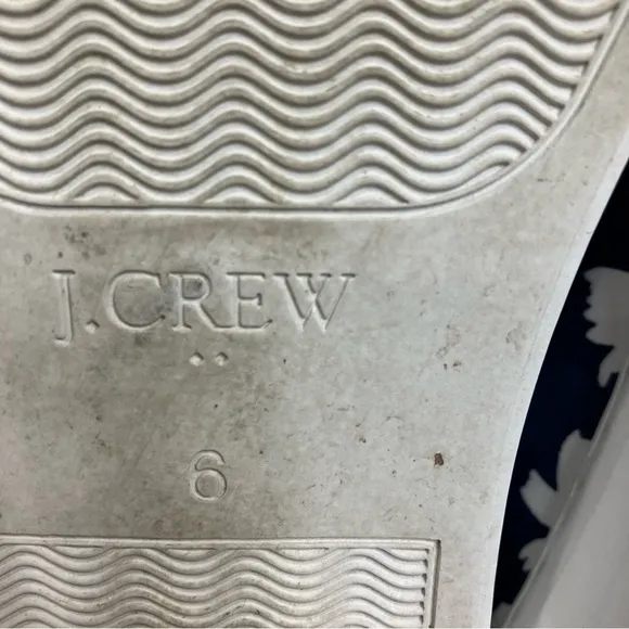 J. Crew floral print fashion sneakers size 6