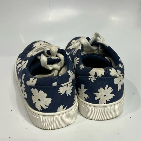 J. Crew floral print fashion sneakers size 6