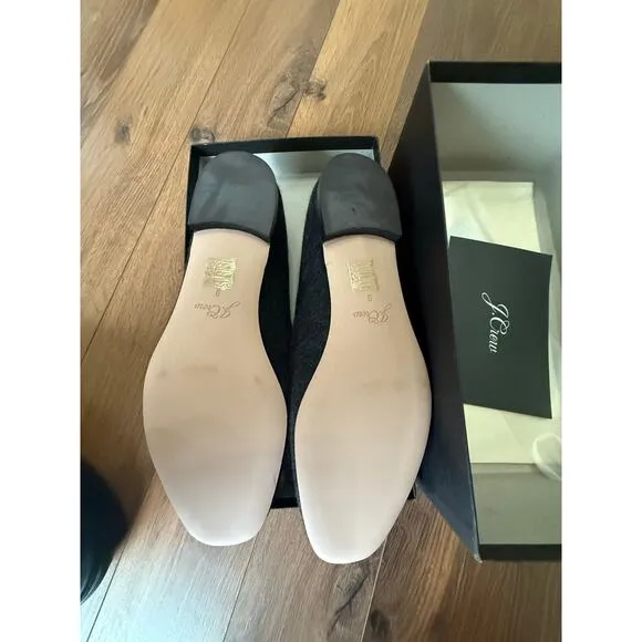 J. Crew Janie Jewel Convertible Smoking slippers Loafer Flats size 9