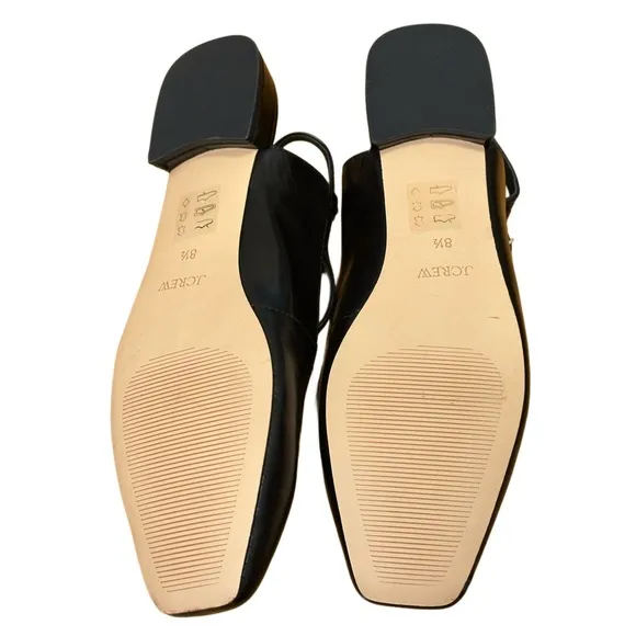 J. Crew Leather Ankle Strap Flats NWOT