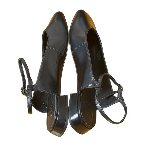 J. Crew Leather Ankle Strap Flats NWOT