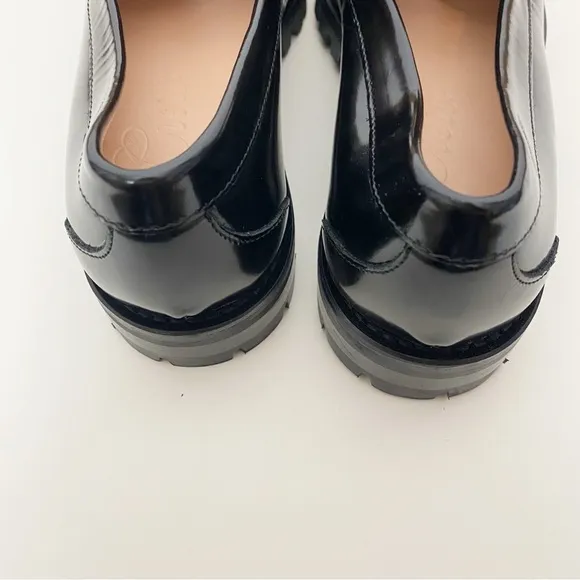 J. Crew Winona Lug-Sole Penny Loafers in Spazzolato Leather BT893