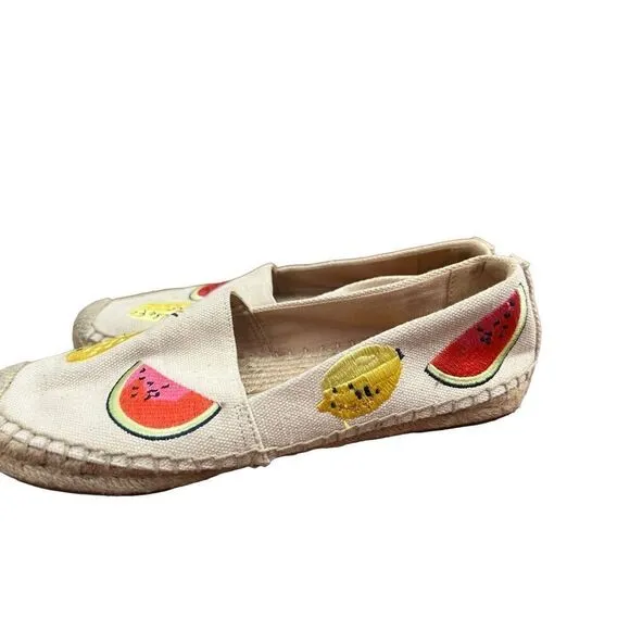 J. Crew fruit salad espadrilles sz 7.5