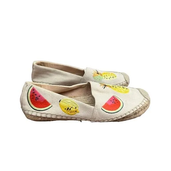 J. Crew fruit salad espadrilles sz 7.5