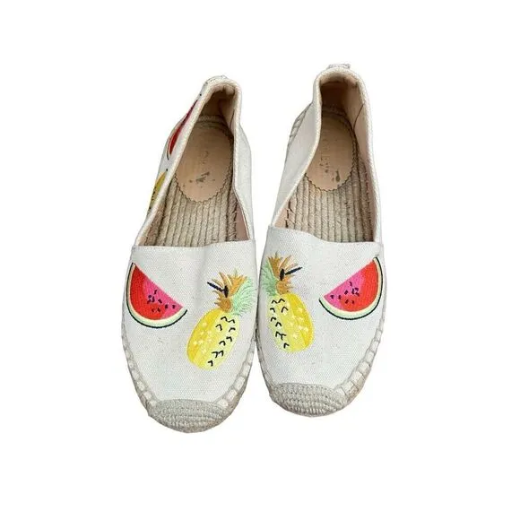 J. Crew fruit salad espadrilles sz 7.5