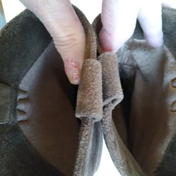 Jessica Simpson Brown Suede Western Midcalf Boots Super Cute!!  Sz 7.5