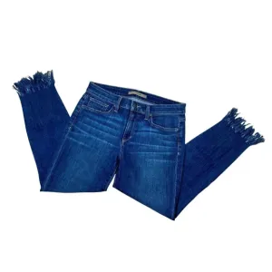 JOE'S JEANS Mabel Skinny Crop Fun &amp; Flirty Jeans w/ Fringe Hem - size 28