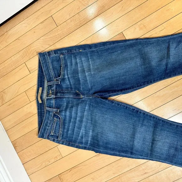 JOE'S JEANS Mabel Skinny Crop Fun &amp; Flirty Jeans w/ Fringe Hem - size 28