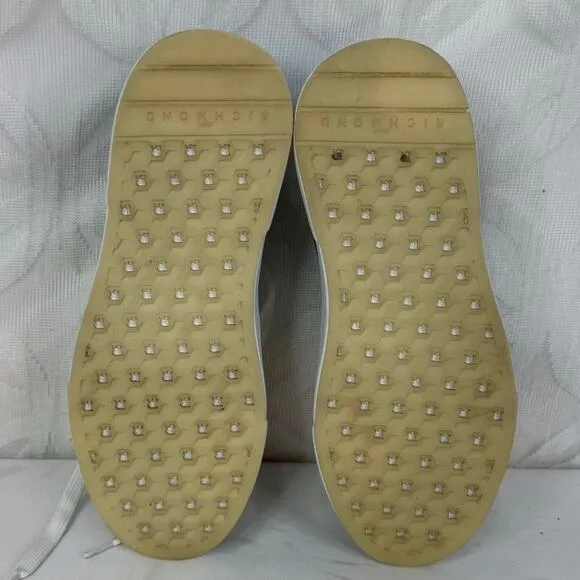 John Richmond Green Glitter Fashion Sneaker Size 6 EU 36