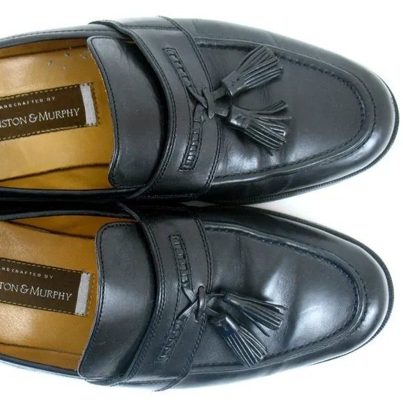 Johnston &amp; Murphy Leather Tassel Loafers Sz 9M
