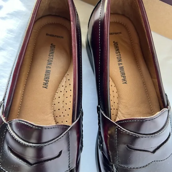 Johnston &amp; Murphy Men's Burgundy Loafers