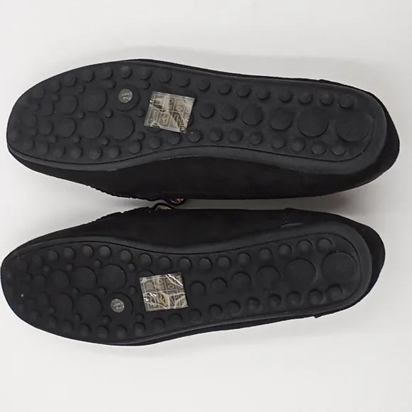 Journee Collection Meredith Slip-On‎ Square Toe Loafers Black 7.5M