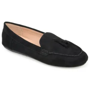 Journee Collection Meredith Slip-On‎ Square Toe Loafers Black 7.5M