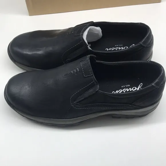 Jousen Milan Loafer Mens  Black Slip On  Size 10