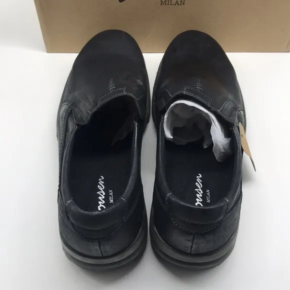Jousen Milan Loafer Mens  Black Slip On  Size 10