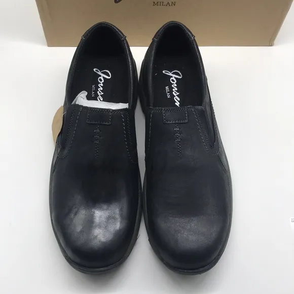 Jousen Milan Loafer Mens  Black Slip On  Size 10