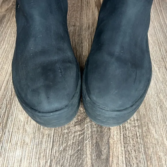 J/Slides Henley Platform Leather Boots | 8