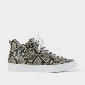 J/SLIDES Ludlow Sneaker Snakeskin Embossed Leather