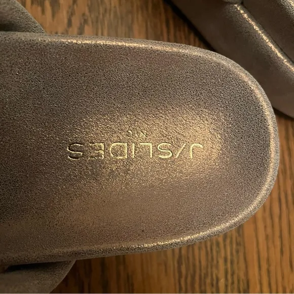 J/SLIDES sandiral sandals in bronze leather size 11