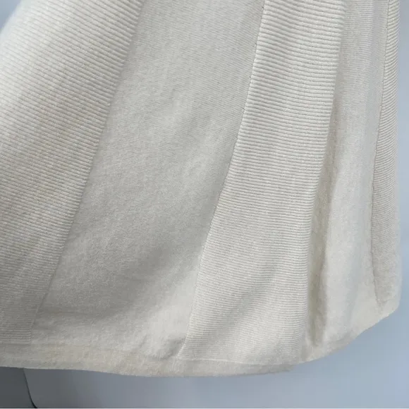 Karamel Collection sweater dress woman's size small cream modal blend