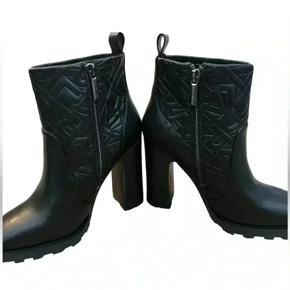 Karl Lagerfeld Petria Logo Quilted Boots