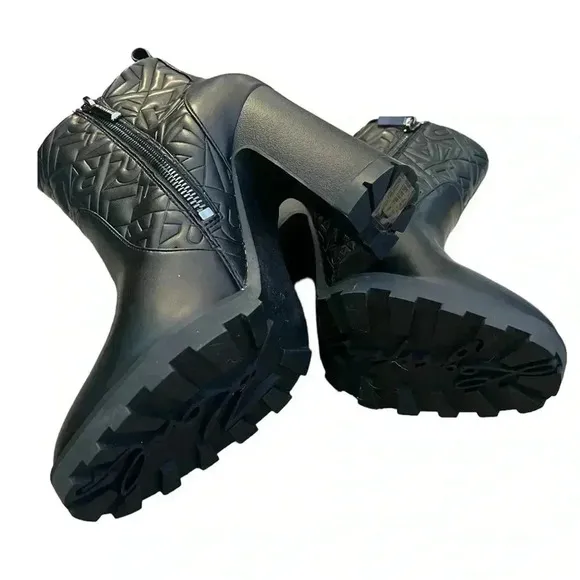 Karl Lagerfeld Petria Logo Quilted Boots