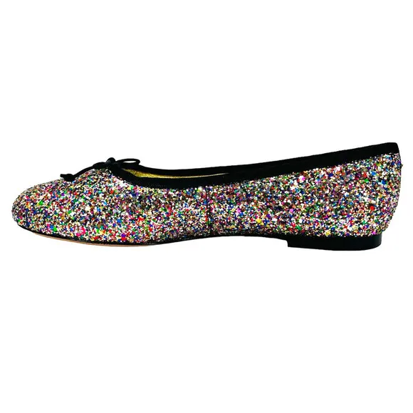 Kate Spade New York NEW Honey Slip-On Glitter Ballet Flats Women's Size 6