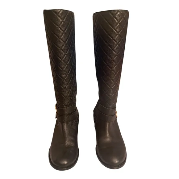 Kate Spade Sutton Quilted Leather Riding Boots