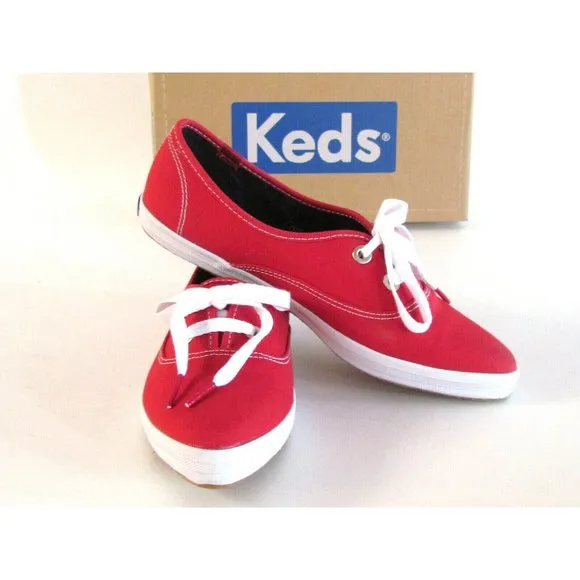 Keds Pointer Red Pointy Toe Sneakers Women's Sneaker Designer 8.1/2 Med