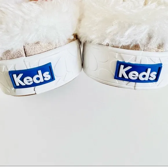 Keds x Kate Spade New York Sneaker/Mule Kickstart Fur Collar Glitter Suede