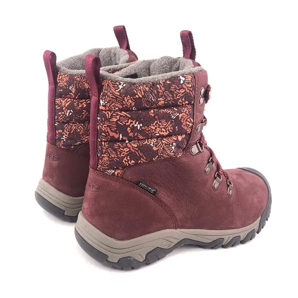 KEEN Greta Waterproof Leather Winter Boots 10
