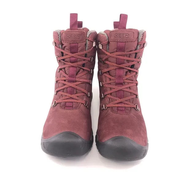 KEEN Greta Waterproof Leather Winter Boots 10