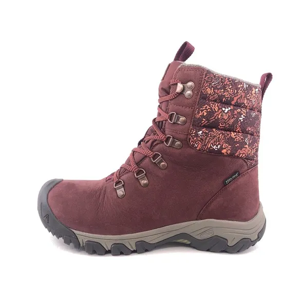 KEEN Greta Waterproof Leather Winter Boots 10