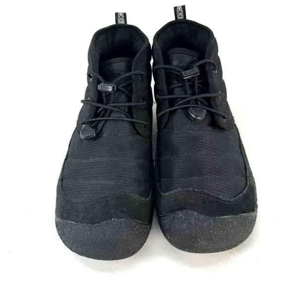 KEEN Womens Size 10 Howser II Black Quilted Slip On Chukka Boots 1023818