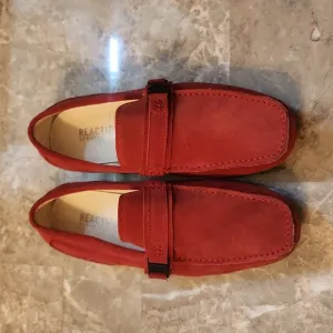 KENNETH COLE TOAST 2 ME  RED SLIP ON LOAFERS