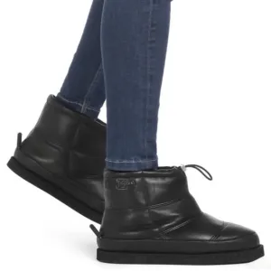 Kenzo Black Leather Kusco Boots
