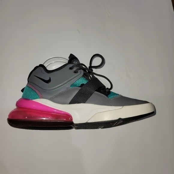 KIDS Nike Air Force 270 Cool Grey Hyper Jade