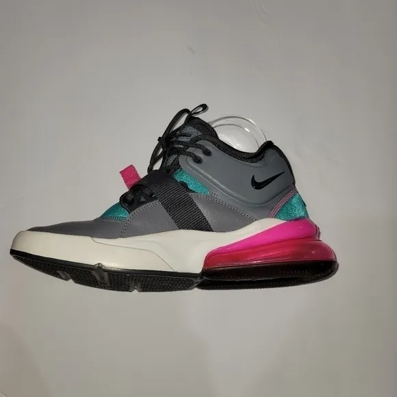 KIDS Nike Air Force 270 Cool Grey Hyper Jade