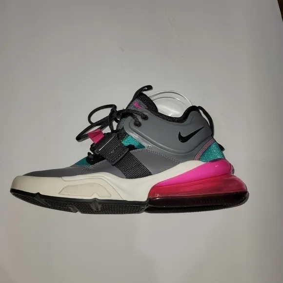 KIDS Nike Air Force 270 Cool Grey Hyper Jade