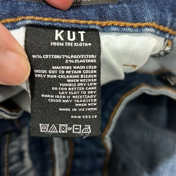 Kut from the Kloth Ana high rise Fab Ab Flare jeans size 24W NWOT