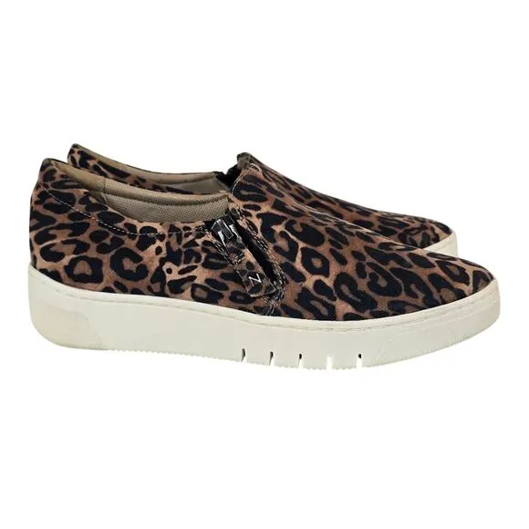 L Naturalizer Women Hawthorn Leopard Fashion Sneakers Size 7 Cheetah Platform