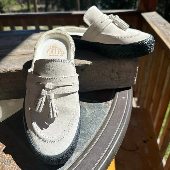 Last Resort AB Tasseled Skateboard Shoe Slide Loafer SZ 6 Suede VM005 MODIFIED
