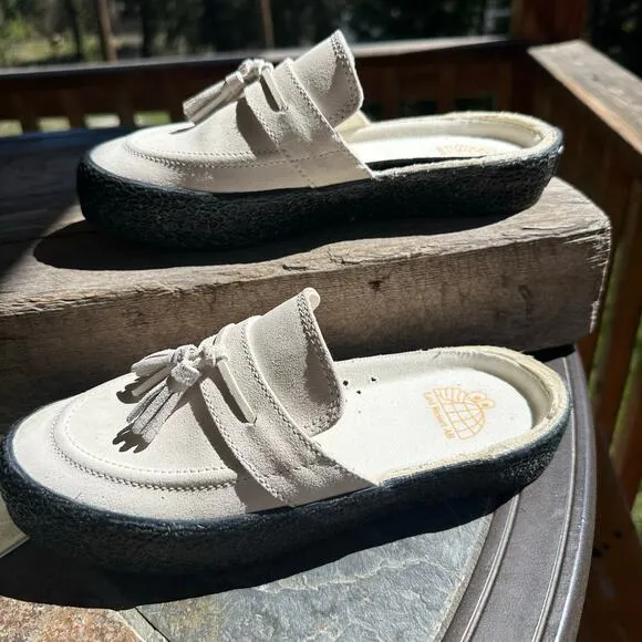 Last Resort AB Tasseled Skateboard Shoe Slide Loafer SZ 6 Suede VM005 MODIFIED