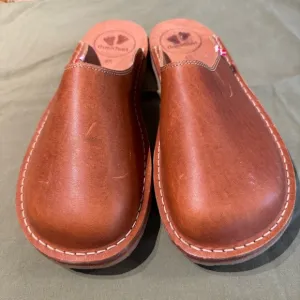 Leather Duckfeet BLÅVAND Mule