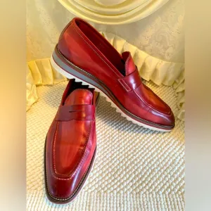 LEATHER LOAFERS BY JOSE REAL