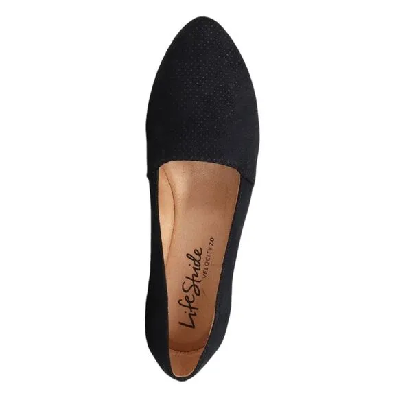 LifeStride Women's Bloom 2 Slip On Loafers Black Size 7 W