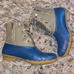 Like New Sperry Saltwater Duck Boots Size 8