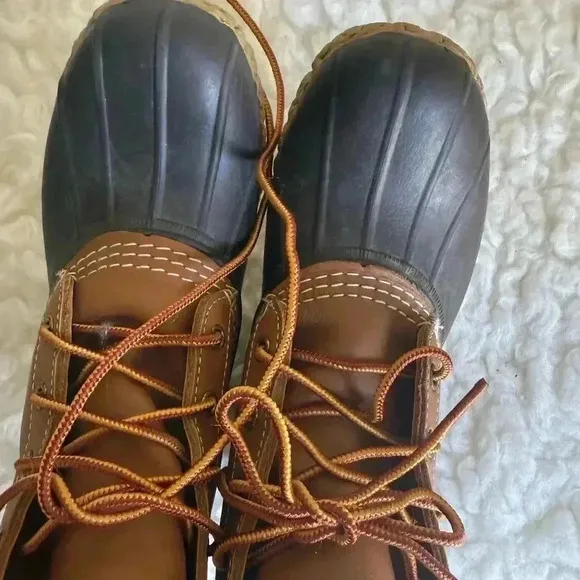 L.L Bean Boot Original 8 inch Leather Duck Boot Size 6M