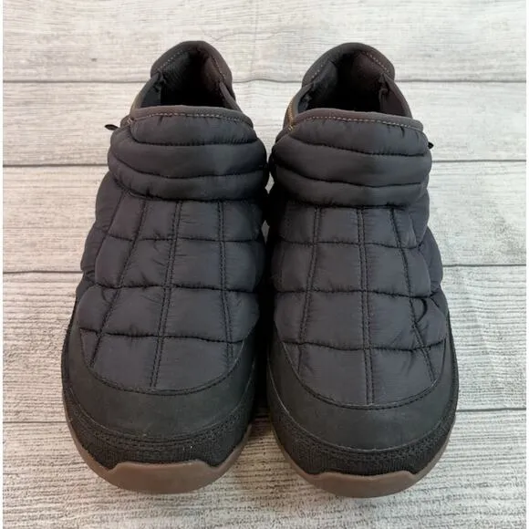 L.L. Bean Men’s Mountain Classic Quilted Ankle Boots II Black Slip On Size 9